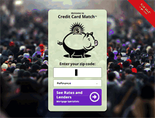 Tablet Screenshot of creditcardmatch.com